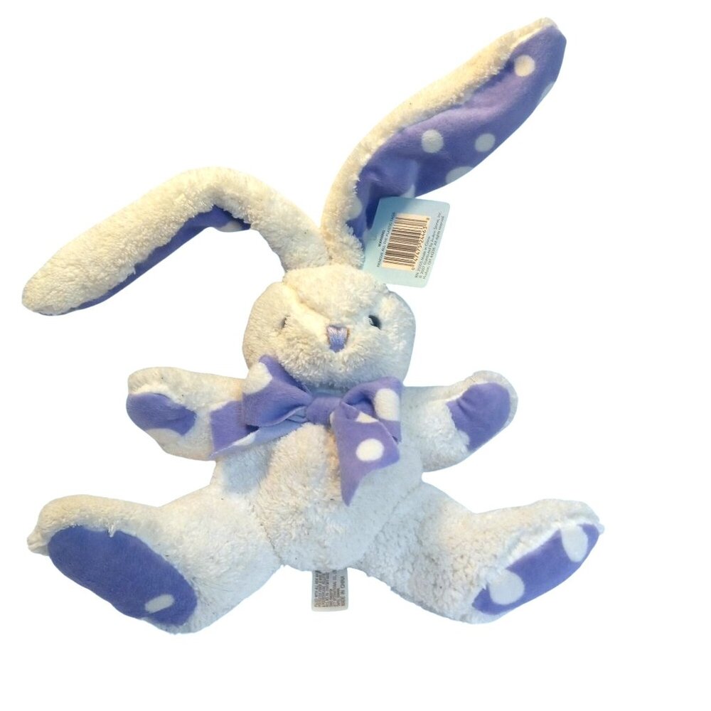 Dan Dee Cottontale Collection Bunny Rabbit Plush Easter Polka Dot Bow 2007
